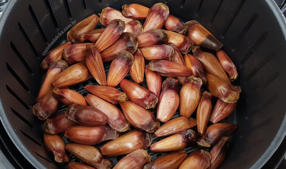 Preparo Inicial: Limpeza e Higienização do Pinhão Fresco - inspiração 1