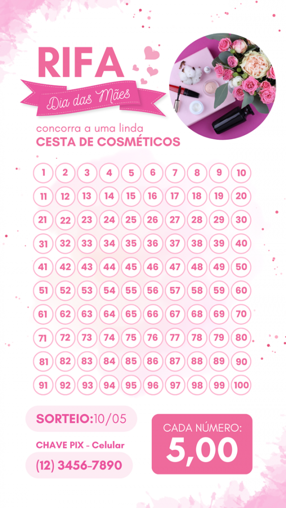 Estabelecendo o Valor da Rifa e a Quantidade de Cotas - inspiração 1