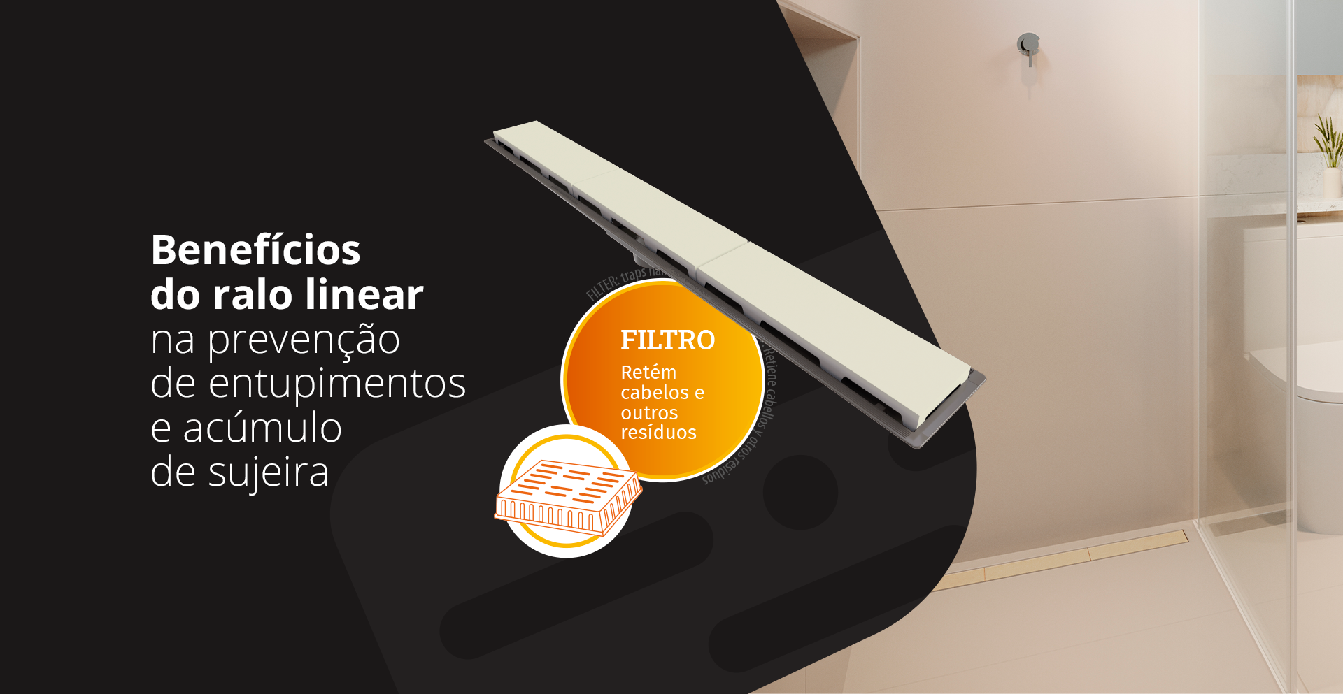 Desmontando o Ralo Linear com Cuidado - inspiração 1