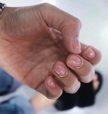Unhas Francesinhas com Detalhes em Arame - inspiração 2