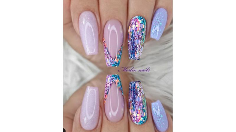 Unhas Metalizadas: O Efeito Espelhado que Arrasa - inspiração 2