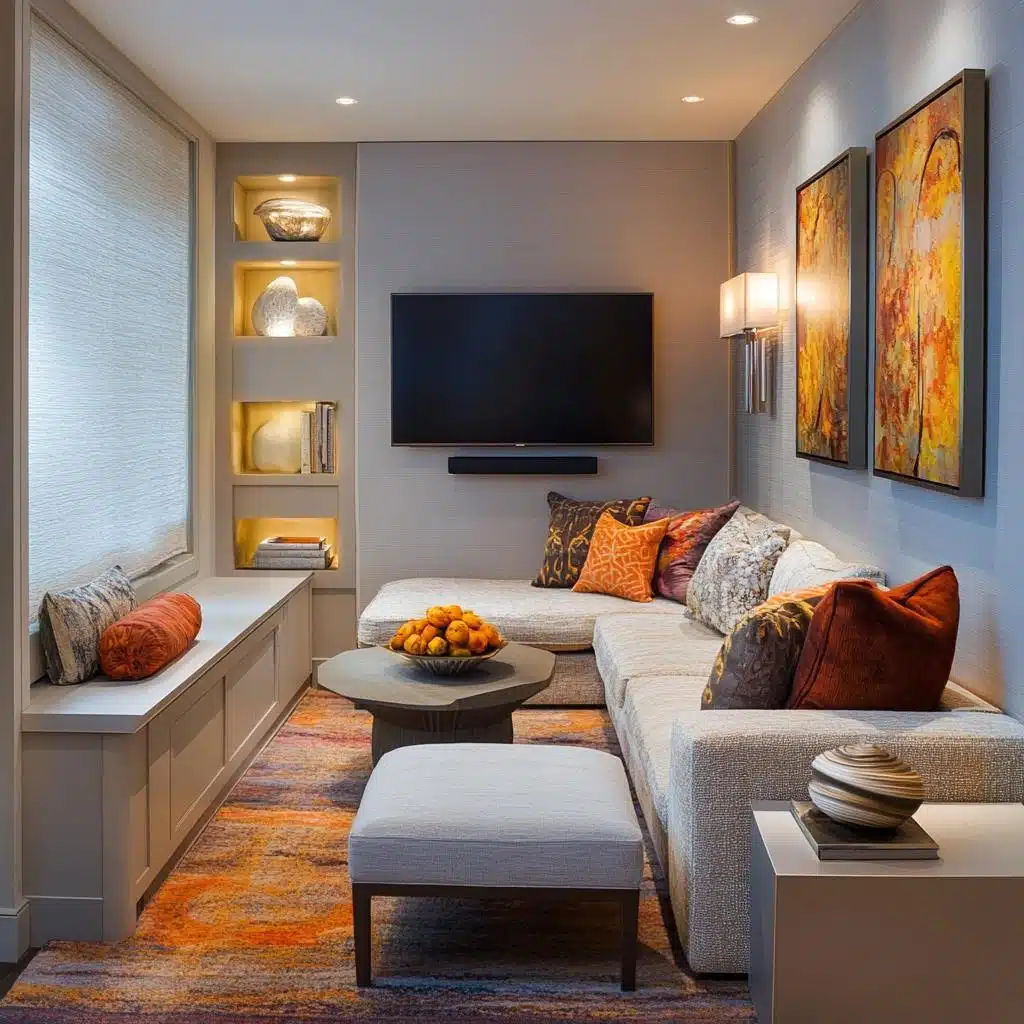 10 ideias decoração sala moderna pequena