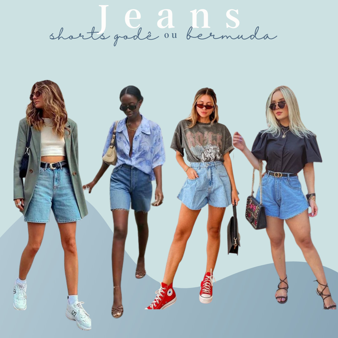 10 looks incríveis com short jeans para o verão