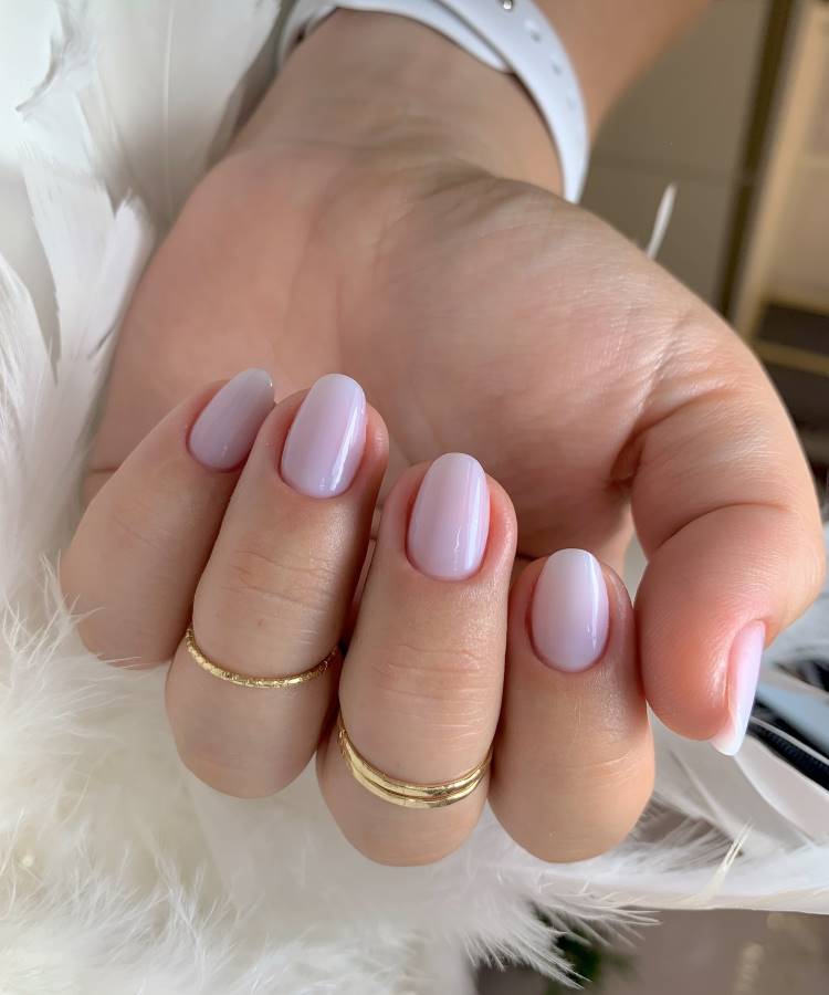 ideias de unhas curtas elegantes para o trabalho