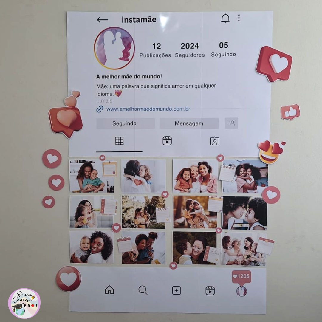 painel dia das mães barato e bonito passo a passo