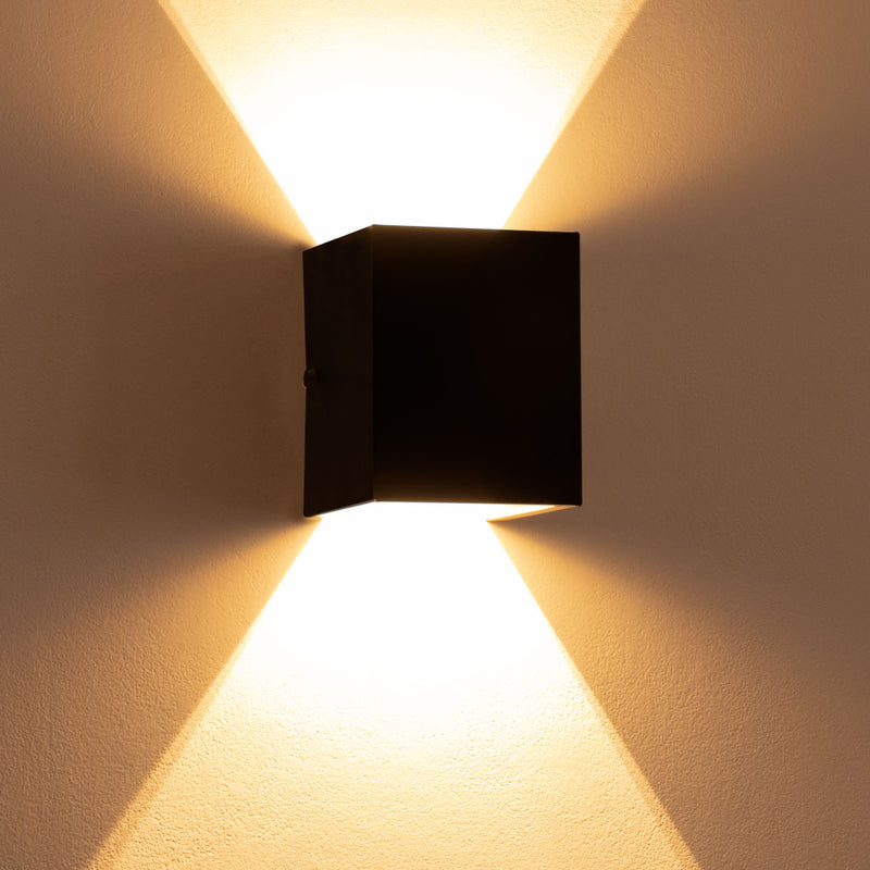 arandela de muro com luz indireta