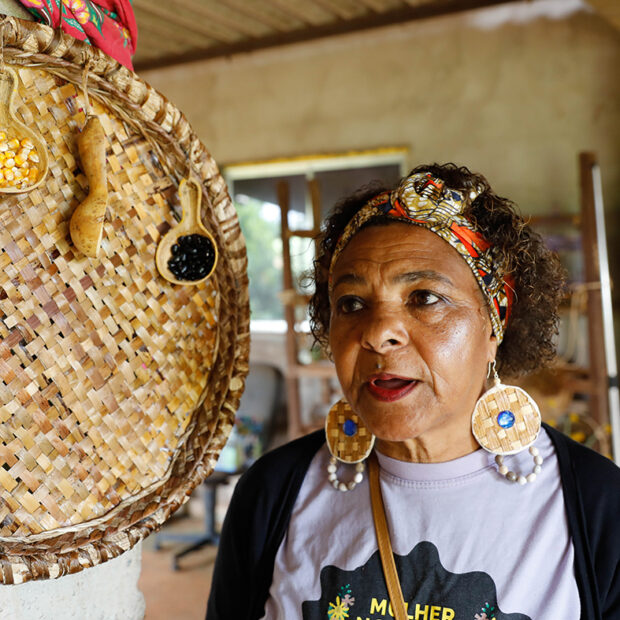 artesanato rural com elementos da natureza