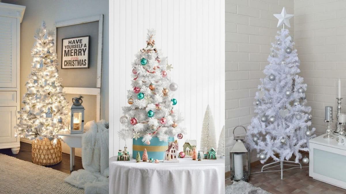 árvore de natal branca vs verde qual escolher