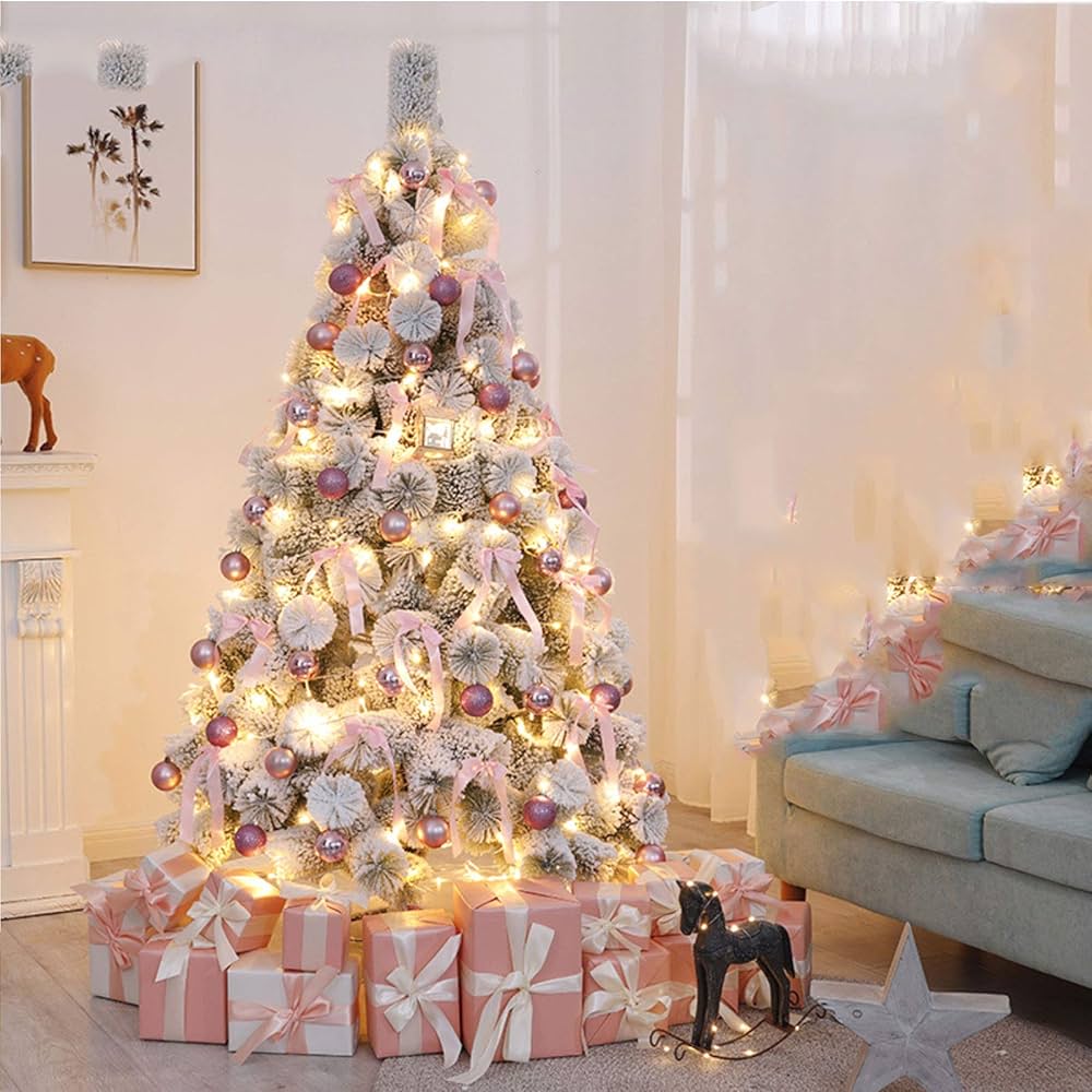 arvore natal rosa barata onde comprar