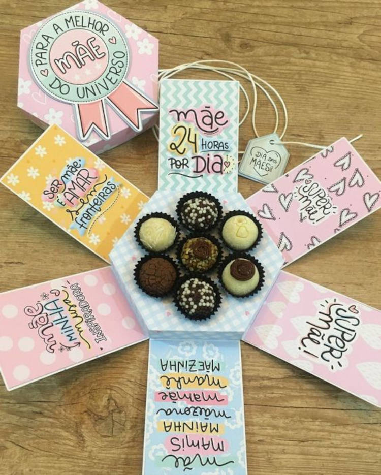 como fazer painel de fotos para dia das mães