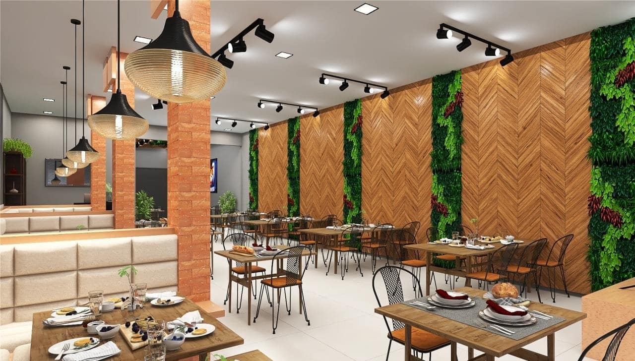 ideias de decoração barata para restaurantes pequenos
