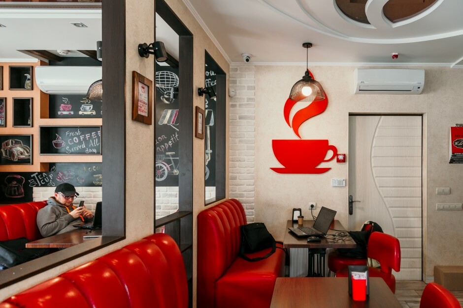 decoração simples para bar e restaurante
