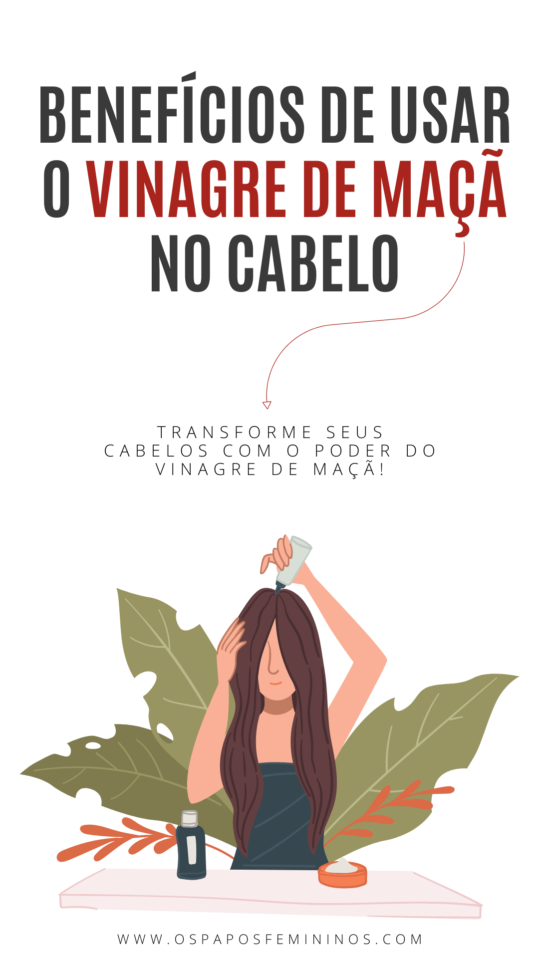 cronograma capilar vinagre de maçã