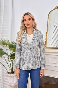 Blazer de tweed: do casual ao formal, um guia completo
