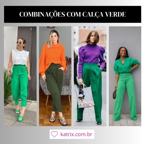 roupas que combinam com verde militar