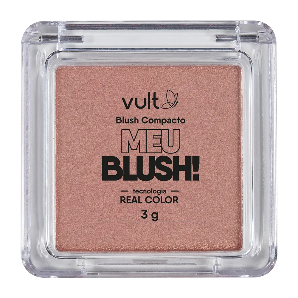 Como usar blush marrom Vult para contorno e efeito bronzeado
