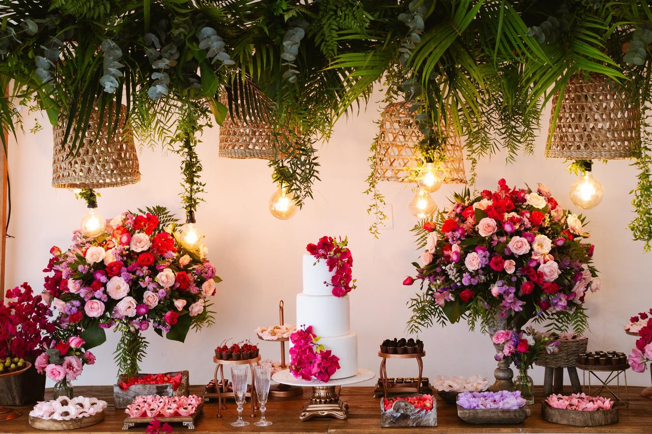 bodas de estanho decoração