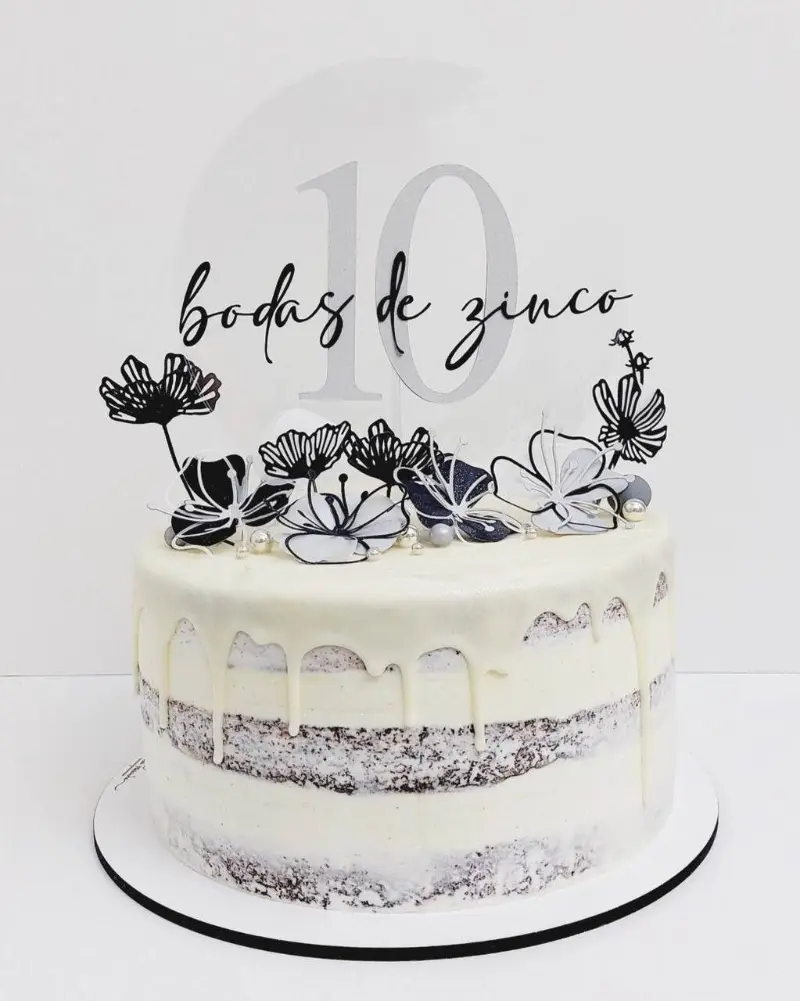 inspiração decoração bodas de estanho festa