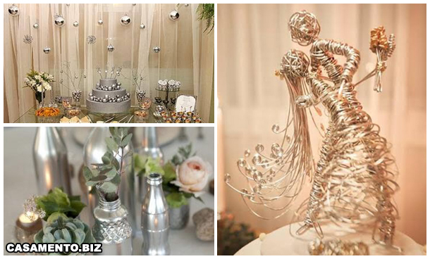 bodas de estanho vs bodas de prata decoração