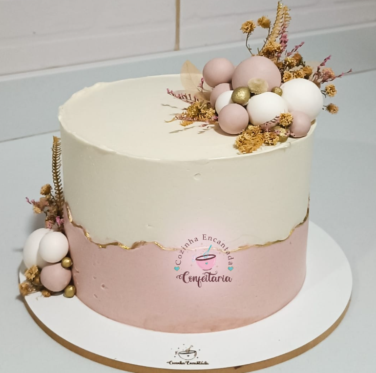 bolo decorado para casamento