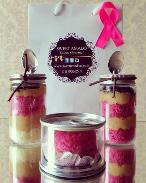 custo embalagem bolo no pote atacado