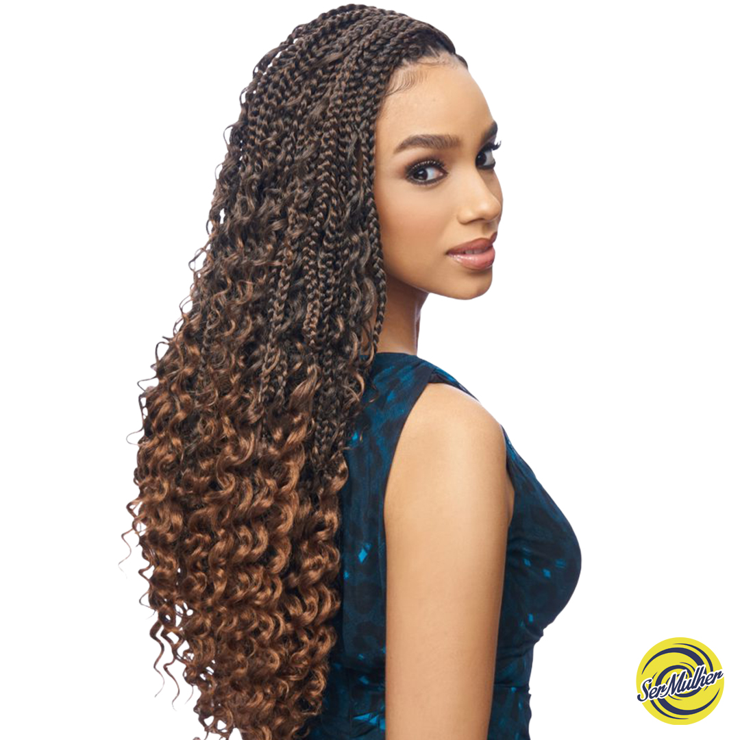 Tutorial: Como Fazer Pontas Cacheadas Perfeitas em Suas Box Braids em Casa