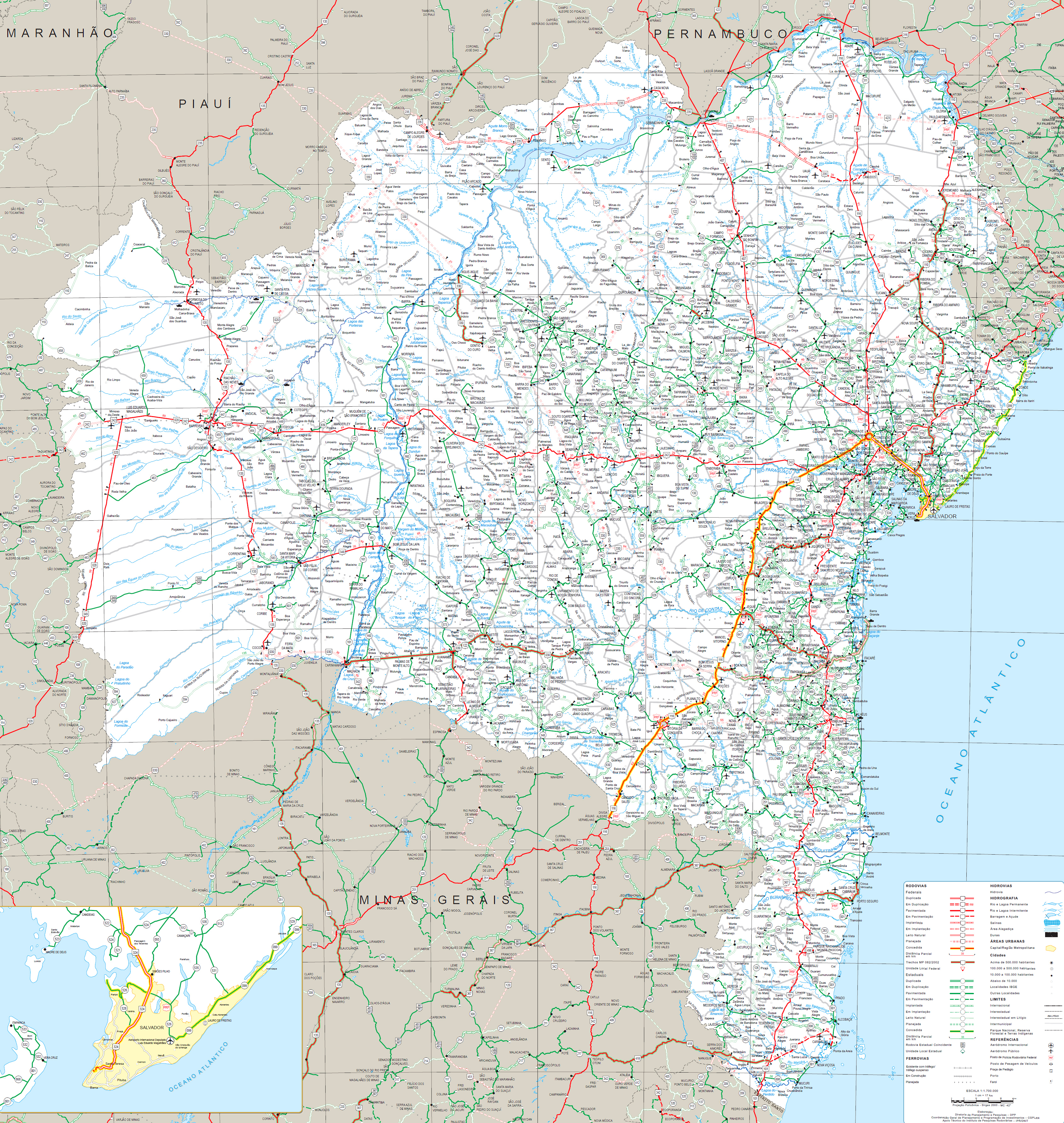 br 116 mapa rodoviario