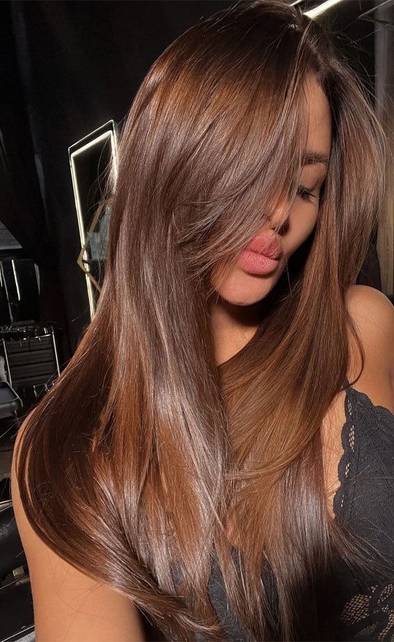 Cabelo marrom avelã