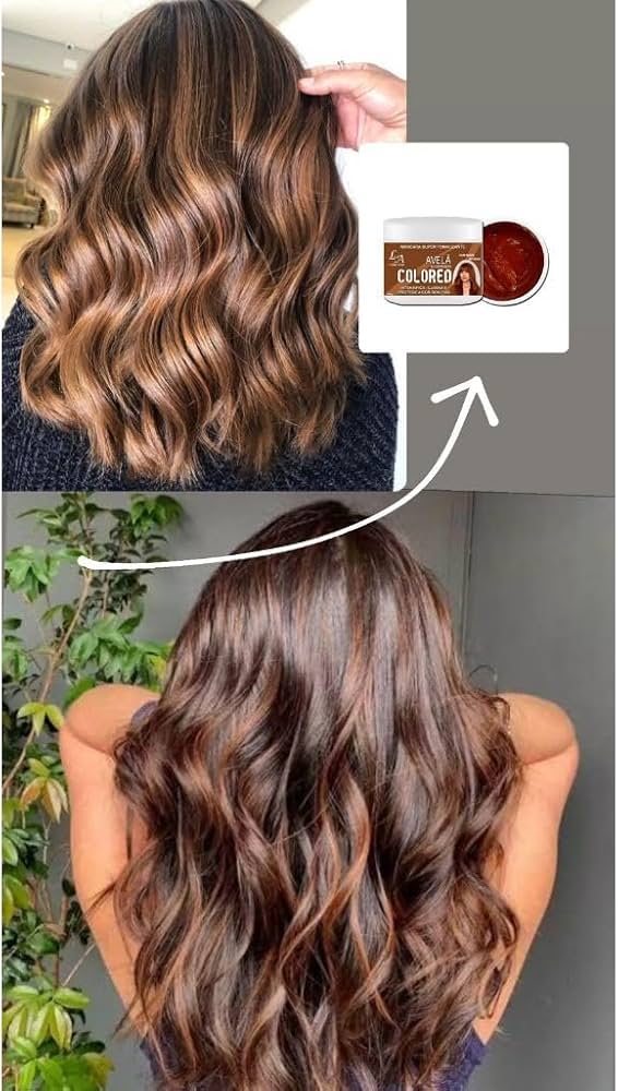 Tinta de cabelo avelã