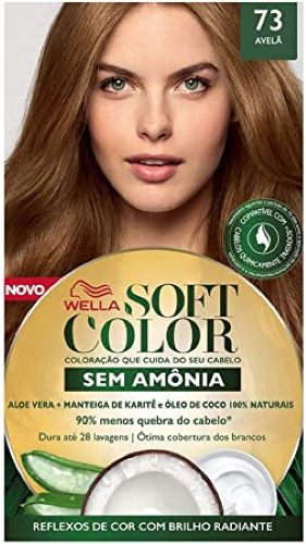 Tinta de cabelo avelã