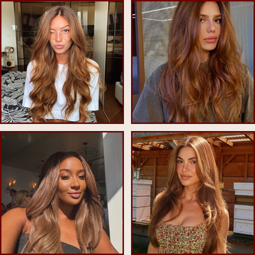 Cabelo marrom avelã