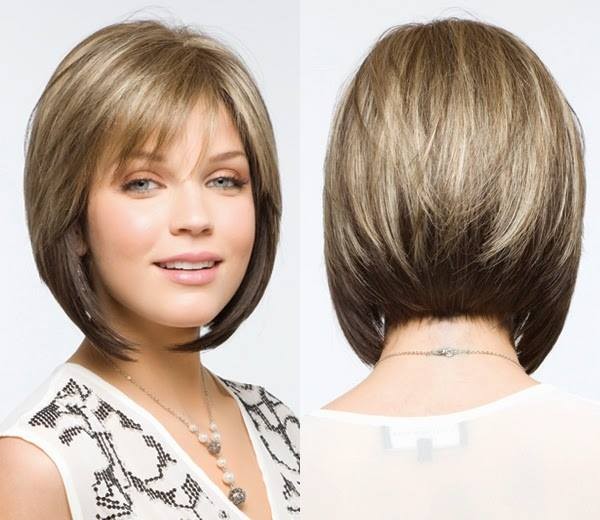 estilos cabelo curto rosto redondo
