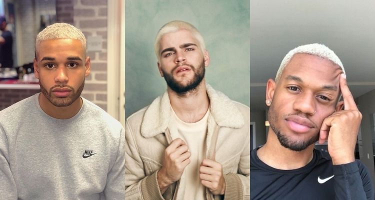 cabelo curto loiro platinado