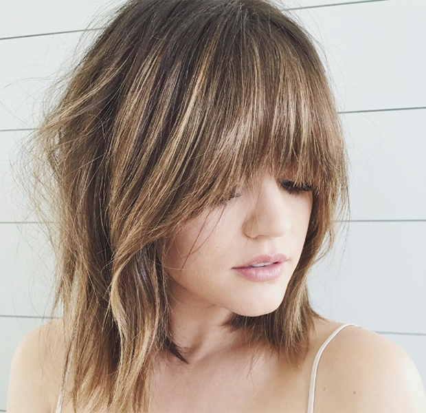 erros comuns ao cortar long bob com franja