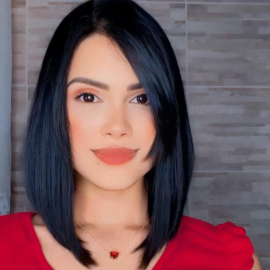 long bob com franja vs long bob sem franja