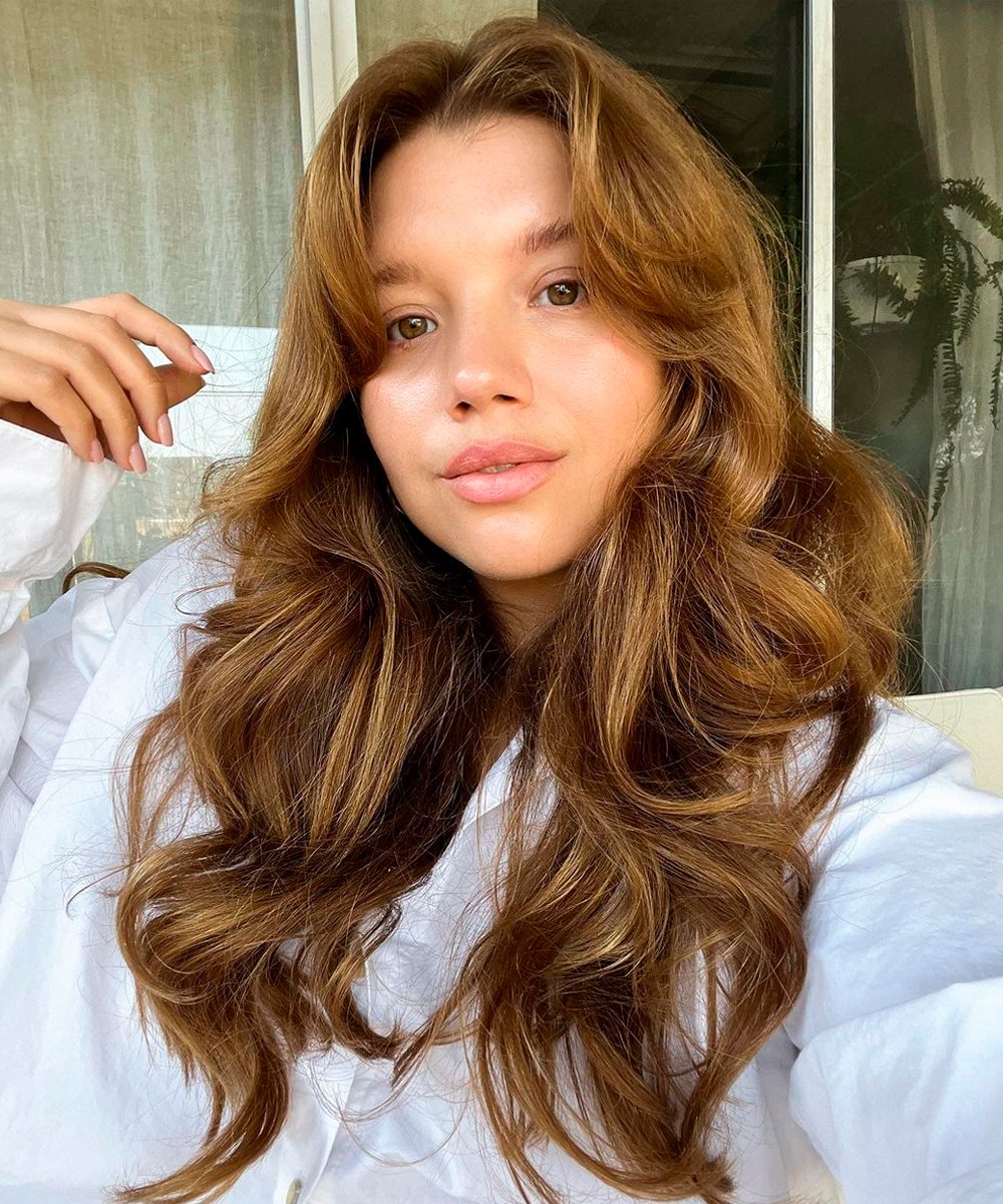 cabelo liso volumoso