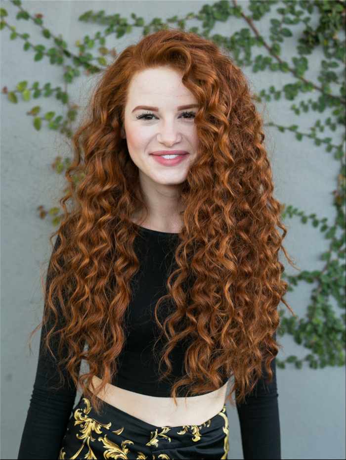 cabelo cacheado longo com pouco volume