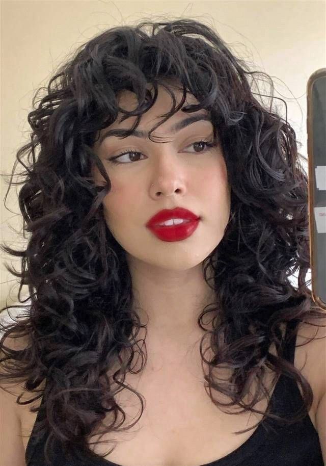 penteados cabelo cacheado longo