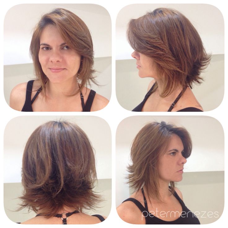 Cabelo Médio Desfiado: Inspirações com Franja para um Visual Rejuvenescedor