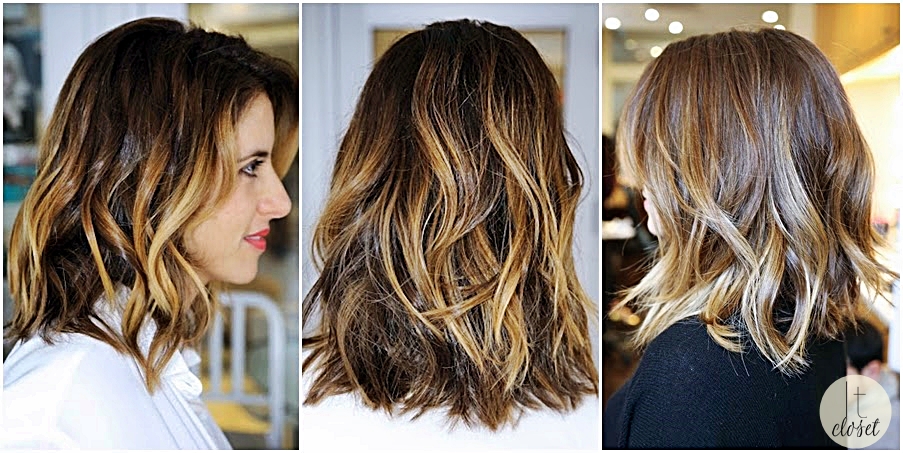 penteados cabelo na altura do ombro