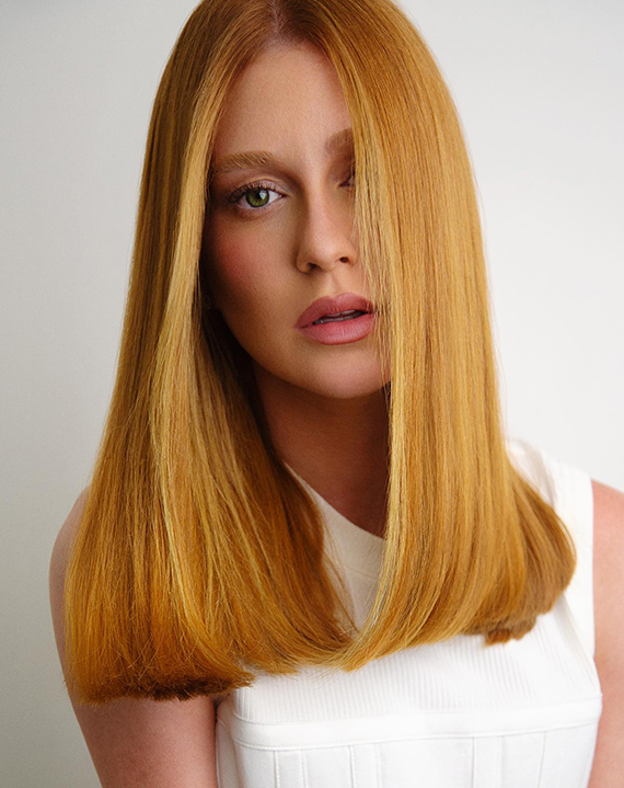 Ruivo dourado strawberry blonde