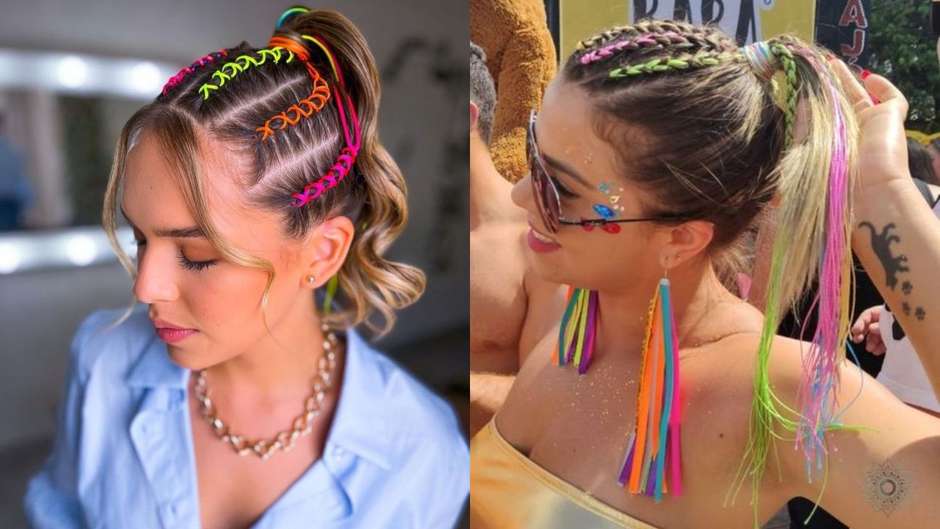 penteados carnaval cabelo curto