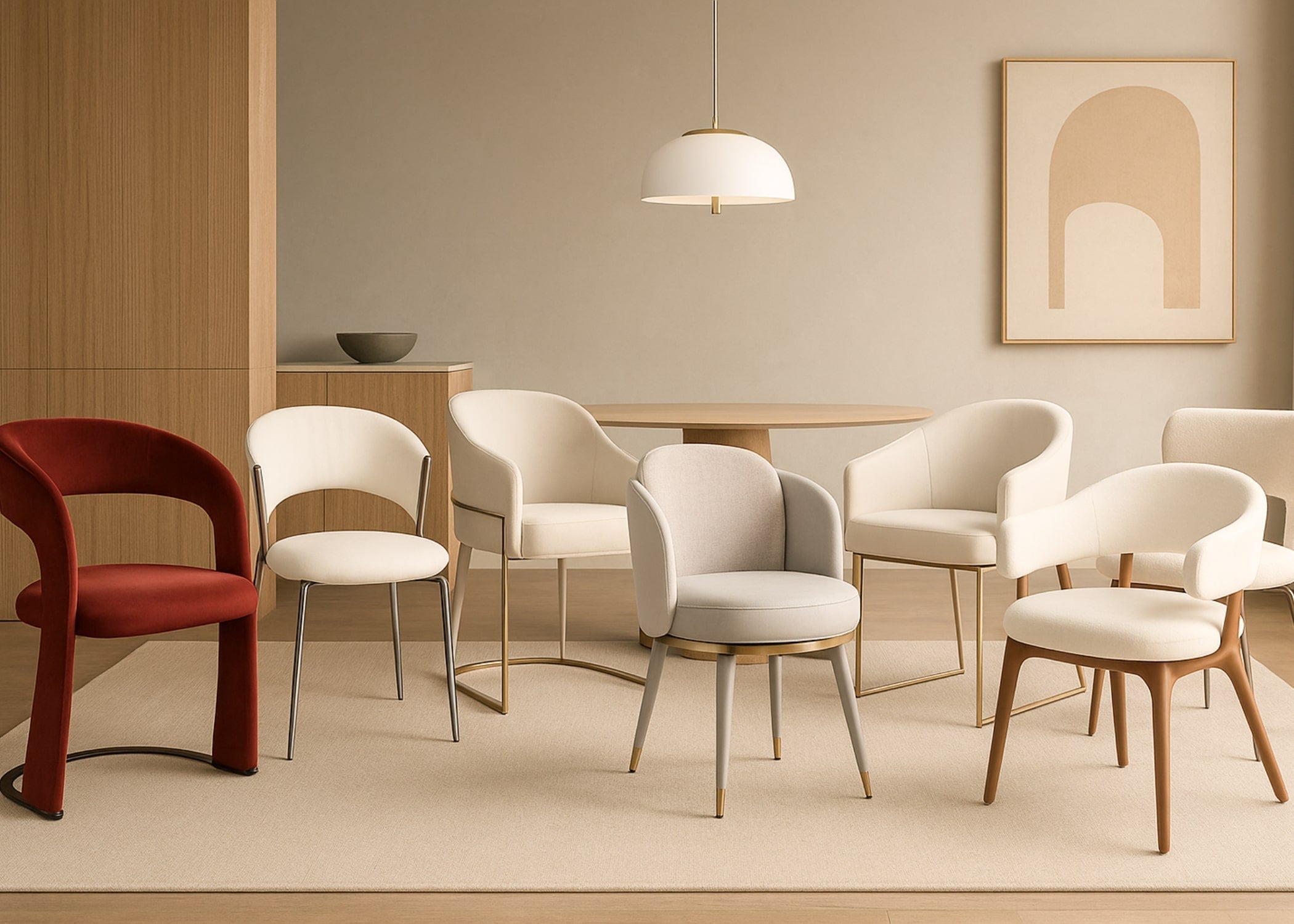 Tendências em cadeiras de design: Ícones que definem o estilo