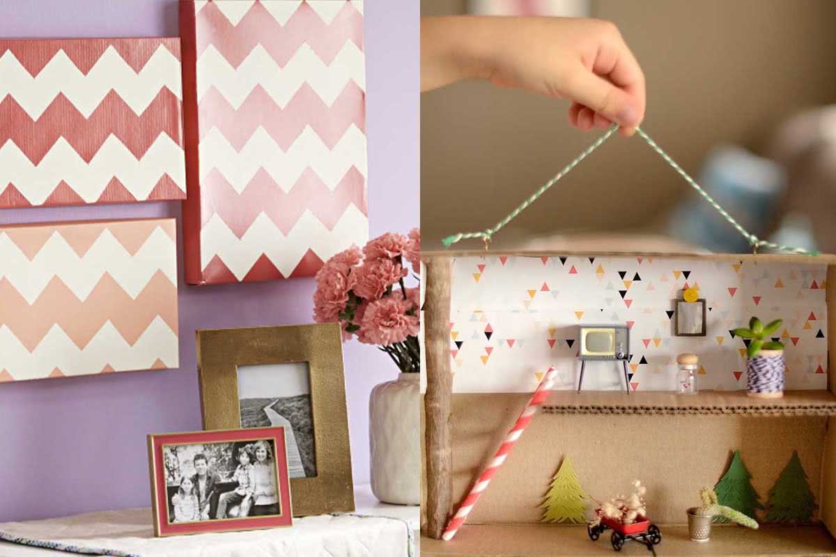 caixa de sapato decorada