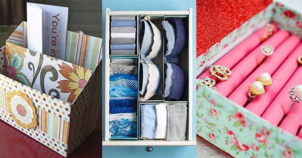 caixa de sapato decorada