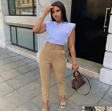 como usar calça jogger alfaiataria com blazer alongado