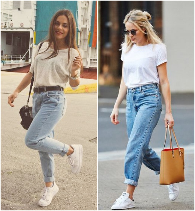 looks inspiração calça mom jeans para festa