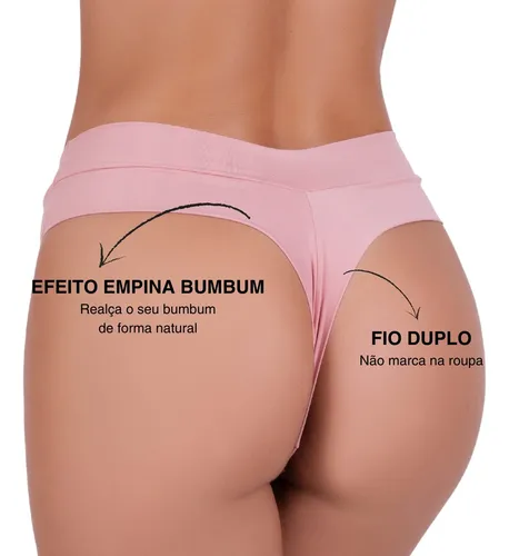 calcinha fio dental transparente