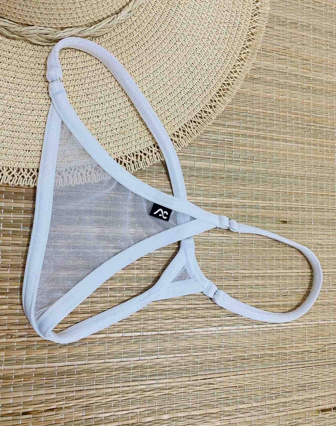 calcinha fio dental transparente