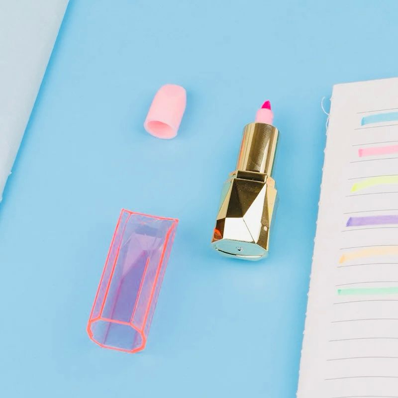 erros ao usar caneta batom